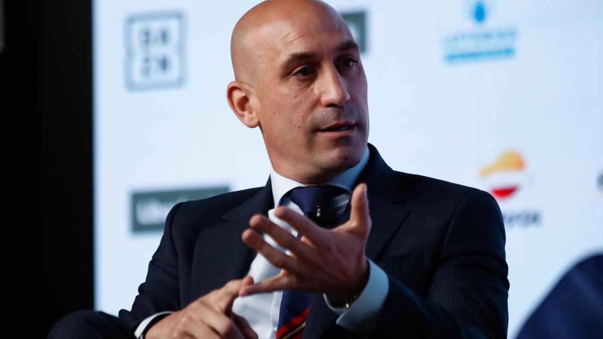 El presidente de la Real Federación Española de Fútbol, Luis Rubiales.