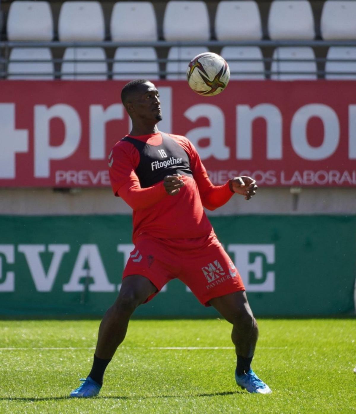 Boris Kouassi, en su etapa en el Real Murcia