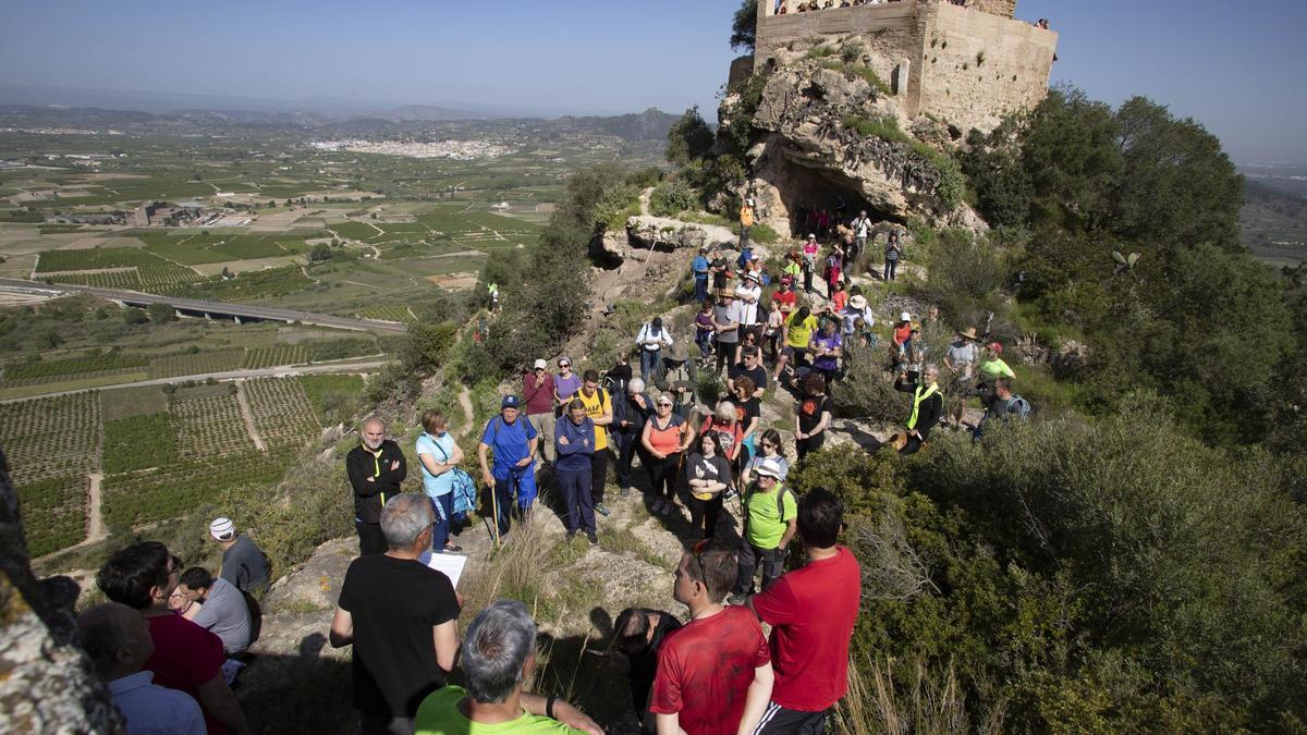 Romería a la ermita de Xàtiva organizada por la plataforma Salvem el Puig, en 2022.