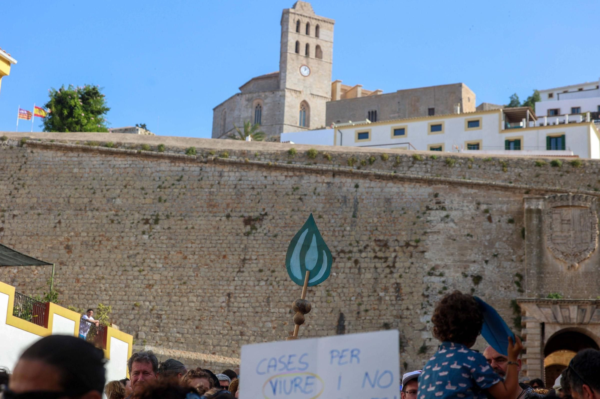 Manifestación contra la masificación turística en Ibiza