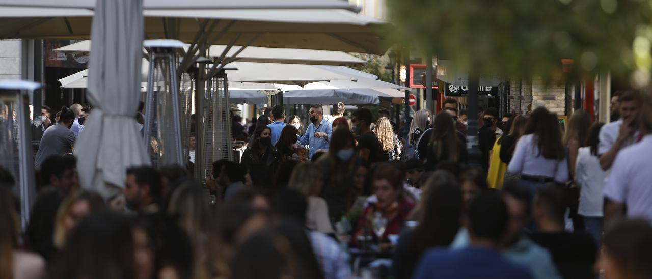 Tardeo el pasado sábado, en la ciudad de Alicante