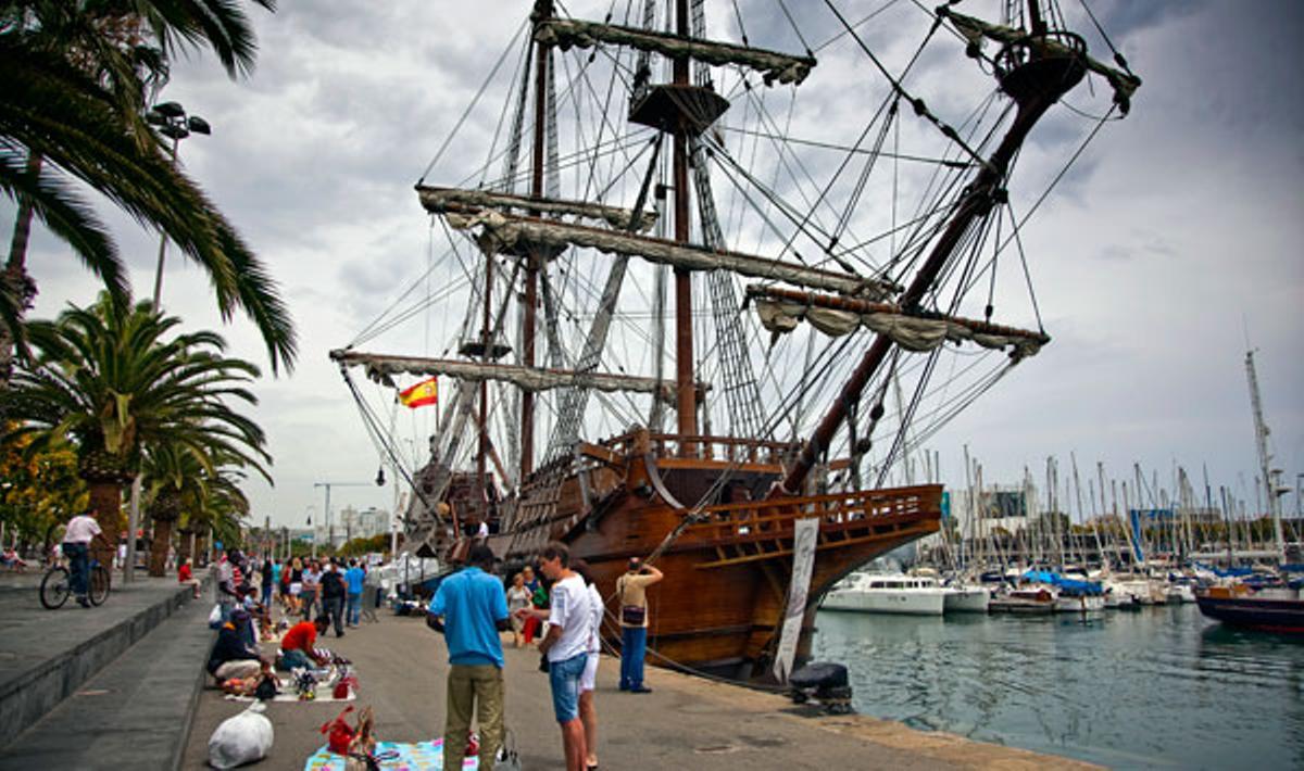 EL PERIÓDICO visita el galió espanyol del segle XVII, ’La Pepa’, que acull una exposició itinerant sobre els viatges marins de l’època.