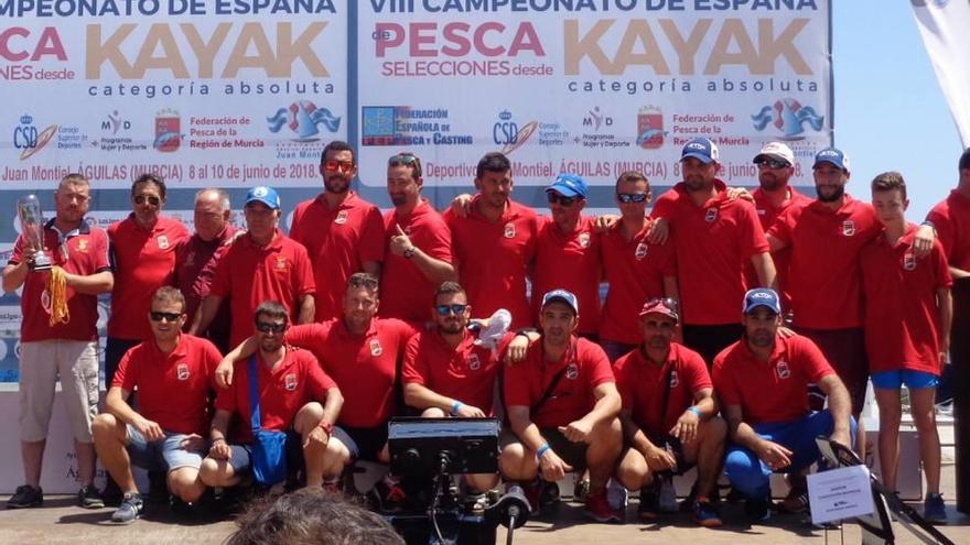 La Región, subcampeona de España en el campeonato de selecciones desde kayak