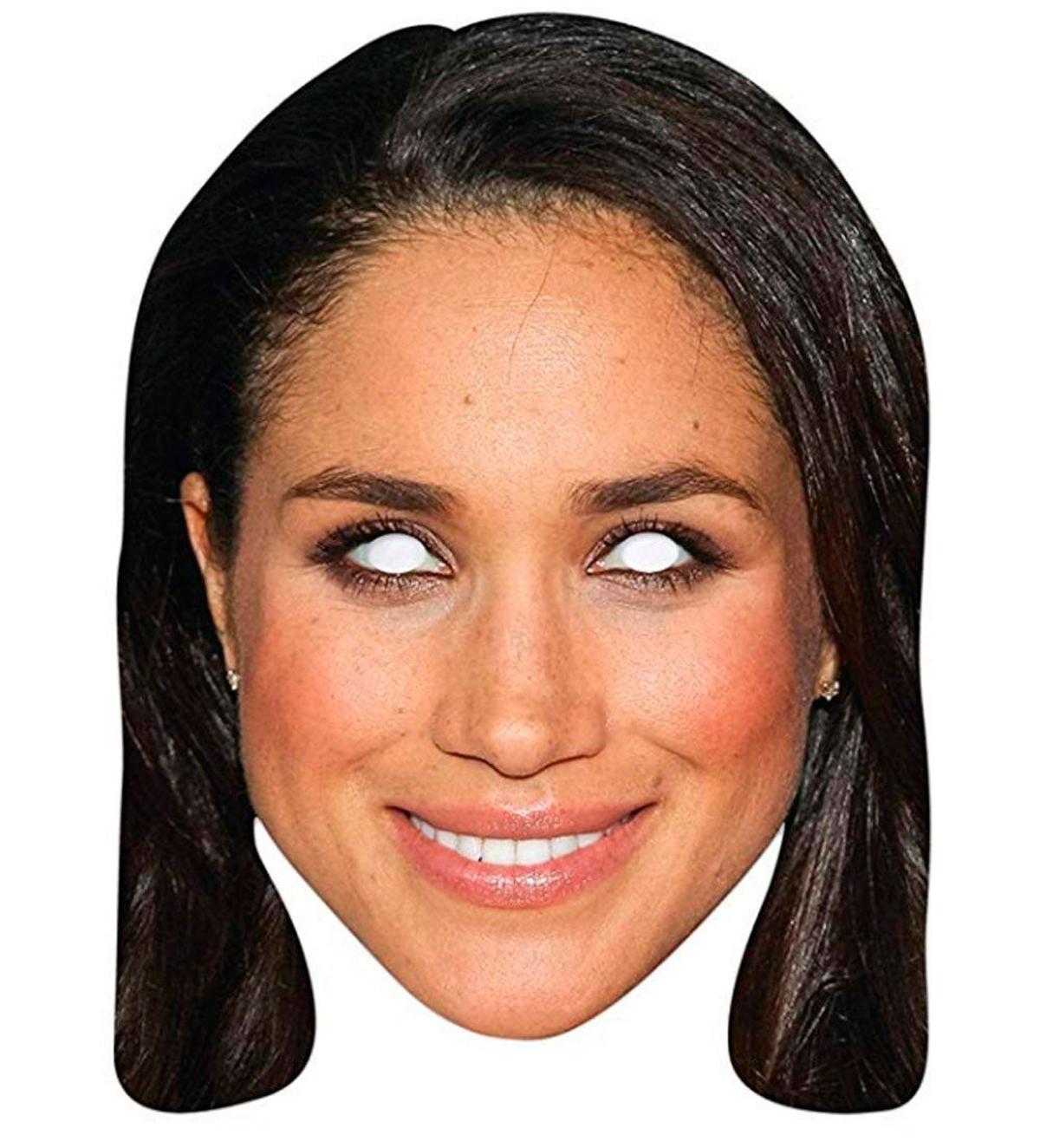 Careta de Meghan Markle para carnavales en Amazon