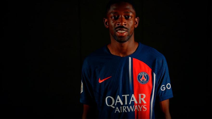 El PSG anuncia que Dembélé lucirá el dorsal 10