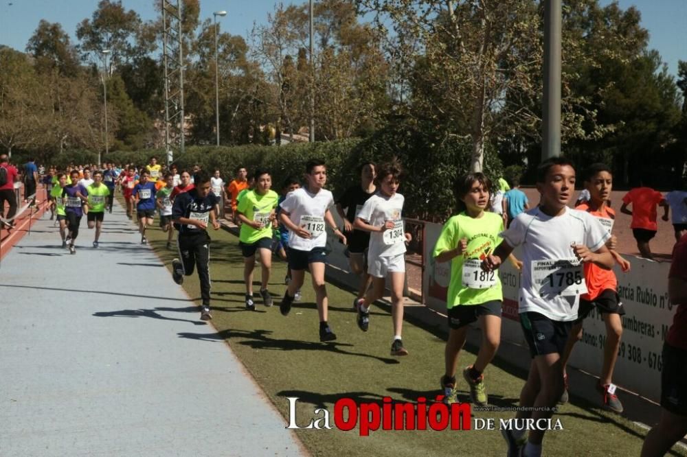 Final Cross Escolar de Lorca . Alevín masculino