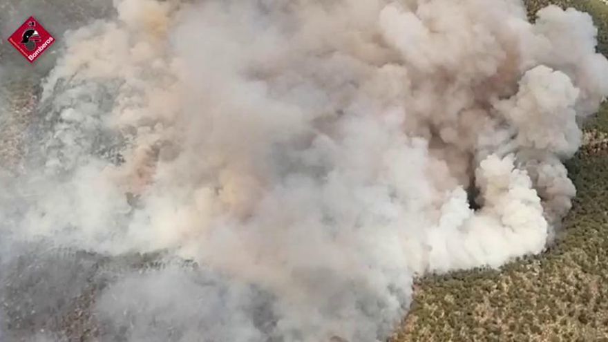 La Guardia Civil detiene al presunto autor del incendio forestal de Monóvar