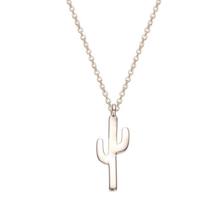 Joyería de verano: collar cactus