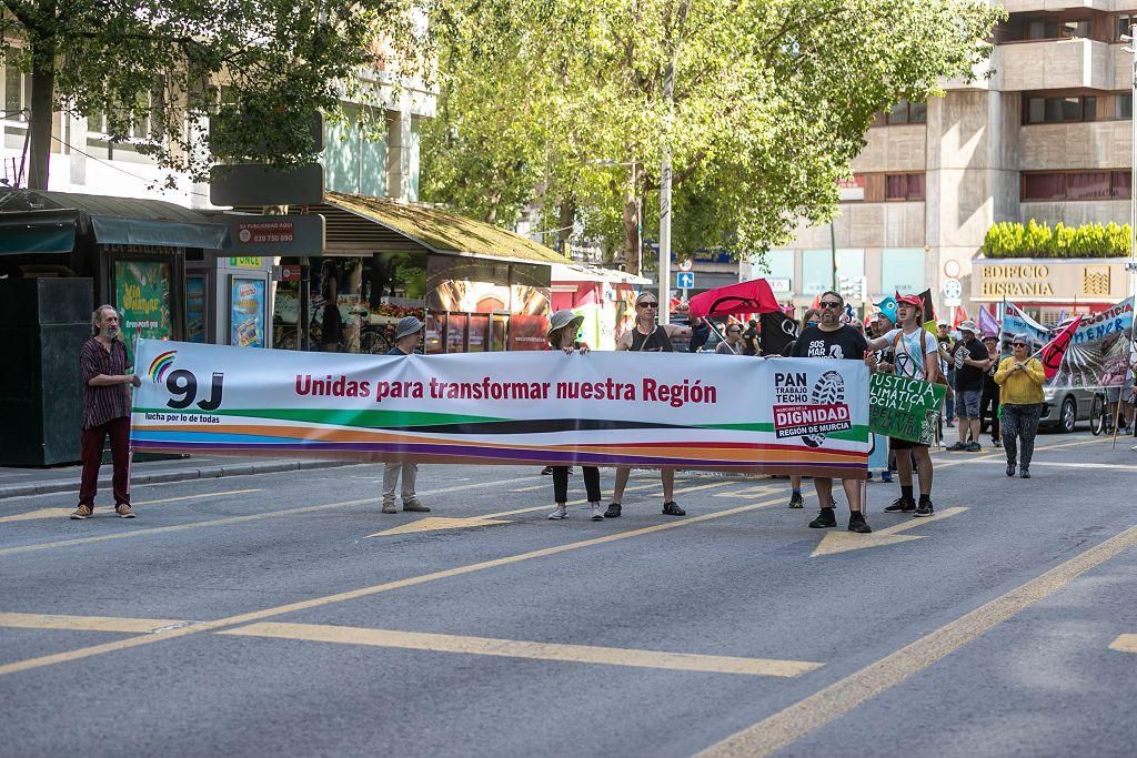 Las marchas de la dignidad este 9 de junio, en imágenes