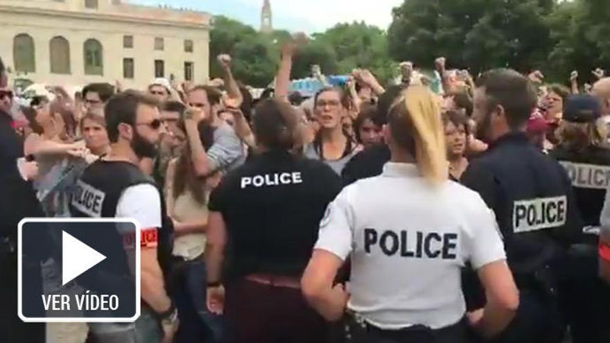 Cinco condenados por altercados en una marcha antitaurina en Nimes