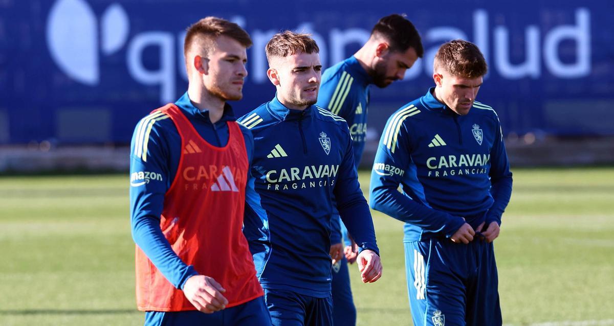 Bazdar, Cuenca y Guti, durante una sesión preparatoria.