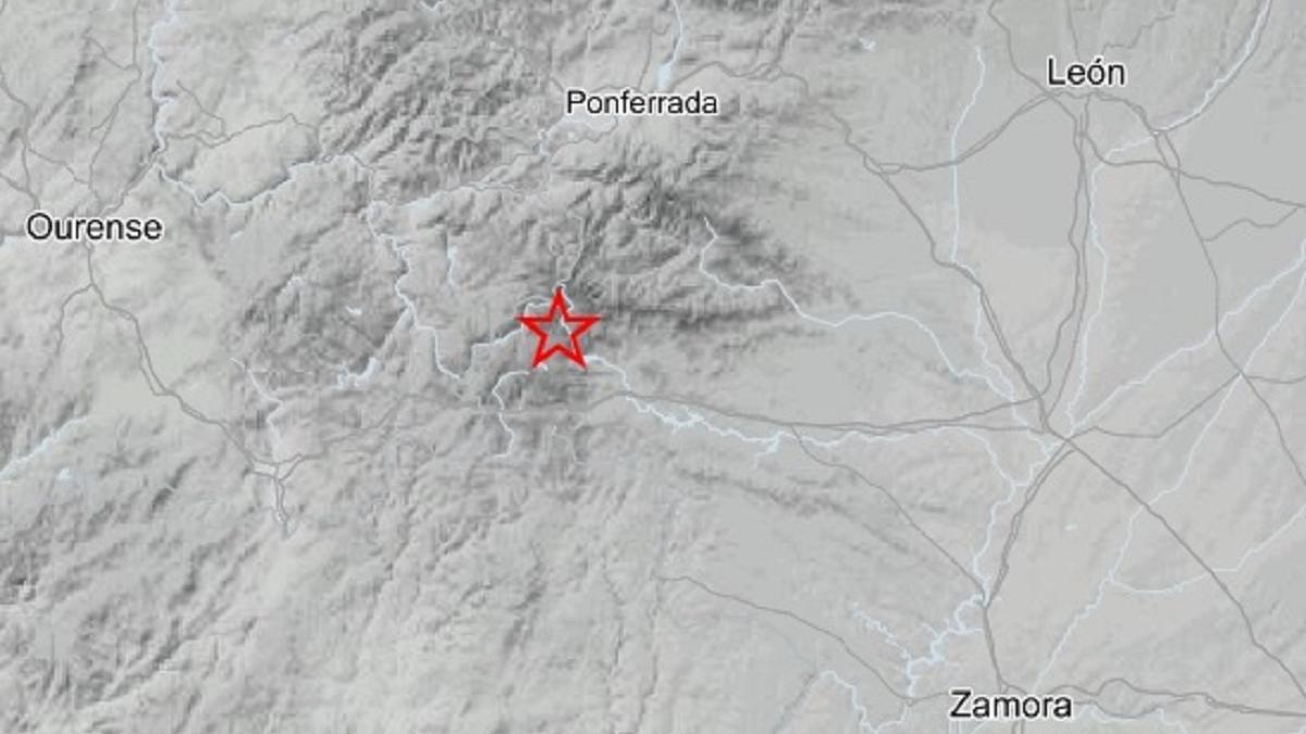 Mapa del terremoto.