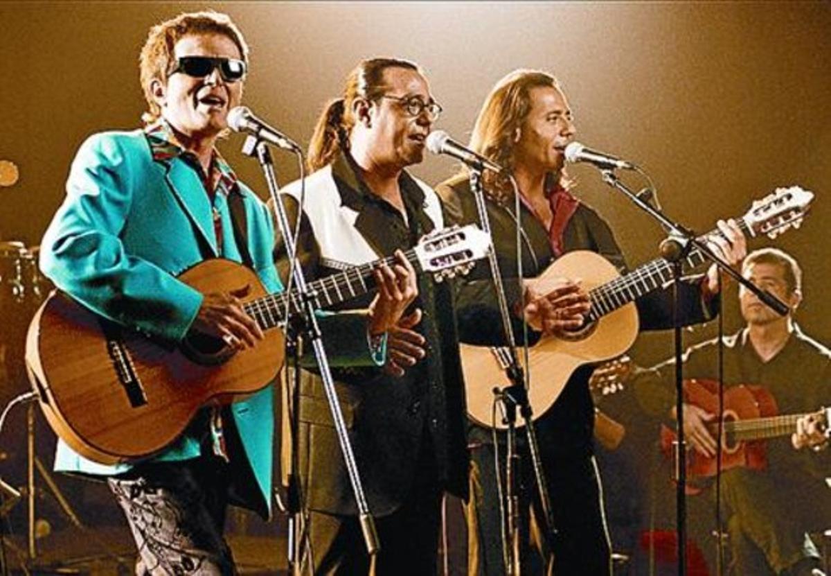 Los Manolos, amb Xavi Calero, Joan Herrero i Rogeli Herrero.