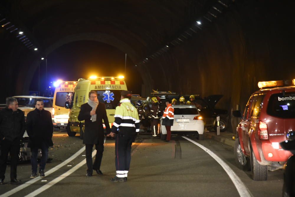 Accident al túnel de Salipota (C-55)