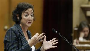La consellera de Economia, Alícia Romero, este miércoles en el Parlament.