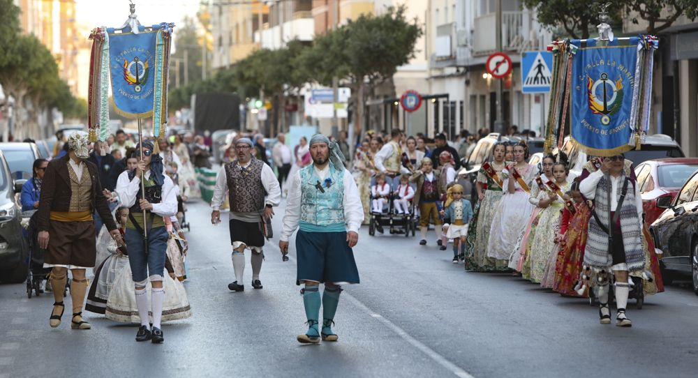 Visita de cortesía a las fallas del Port de Sagunt