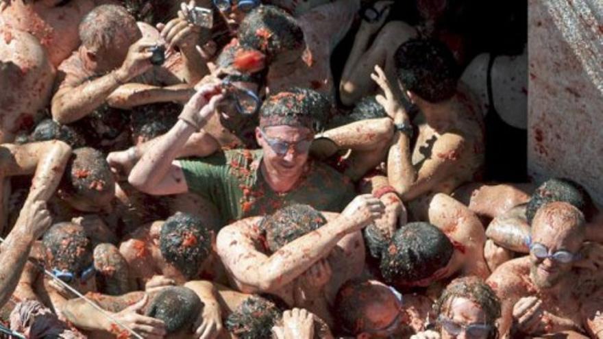 Comienza la Tomatina de Buñol