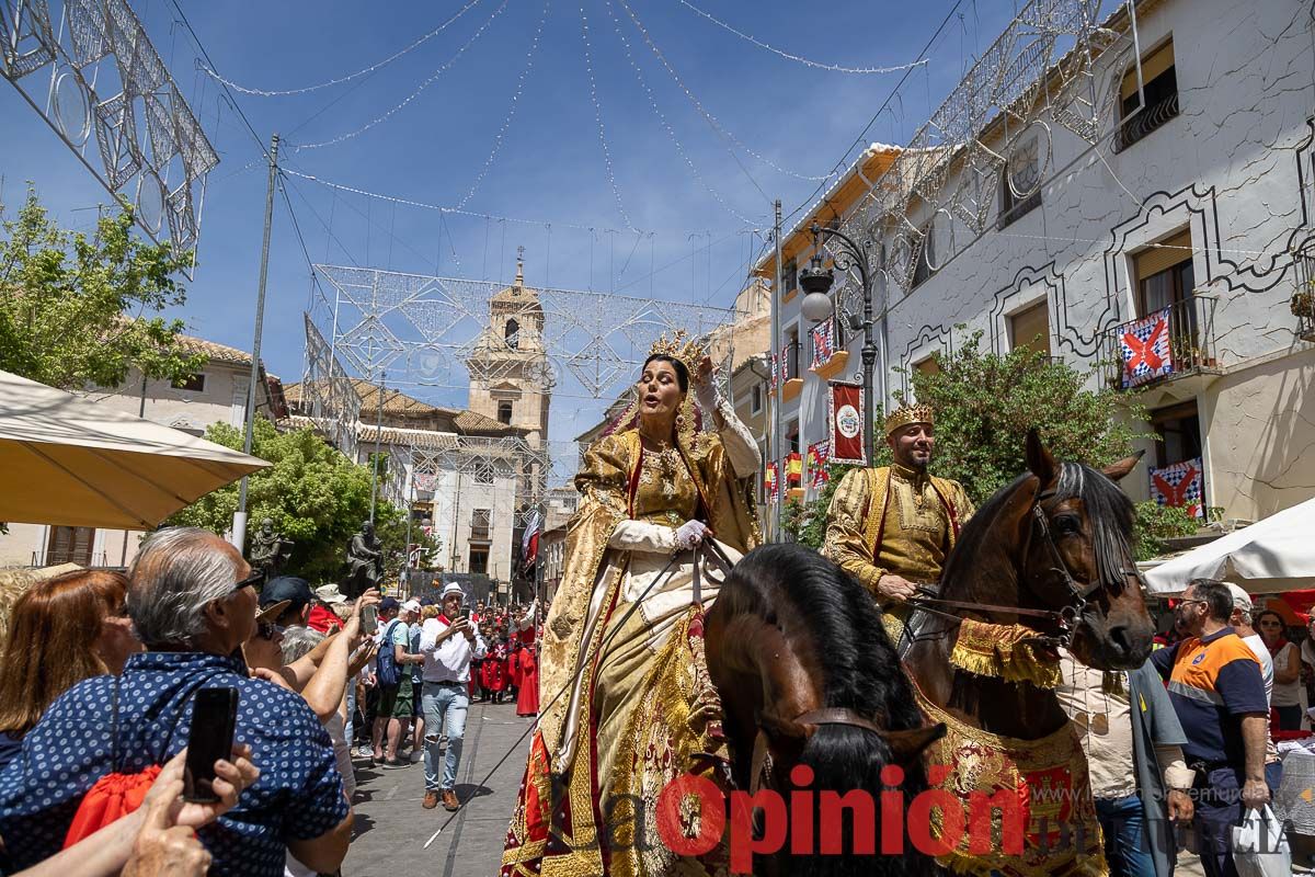 Moros y Cristianos en la mañana del dos de mayo en Caravaca