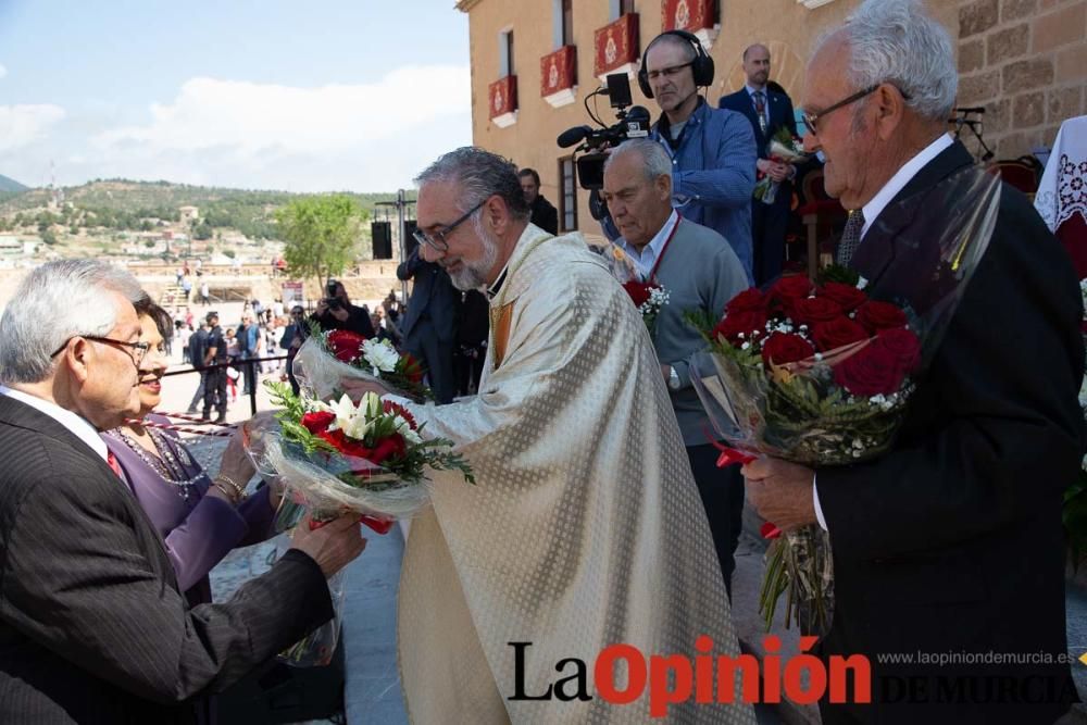 Ofrenda de flores en Caravaca