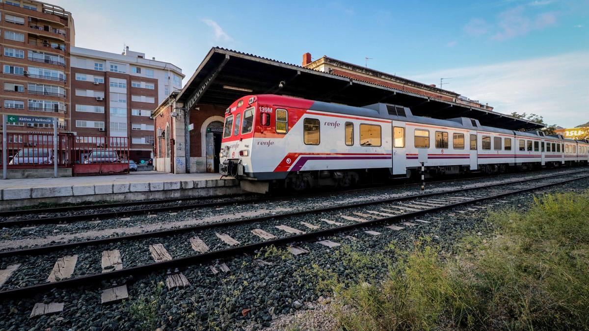 La estación del tren de Alcoy.