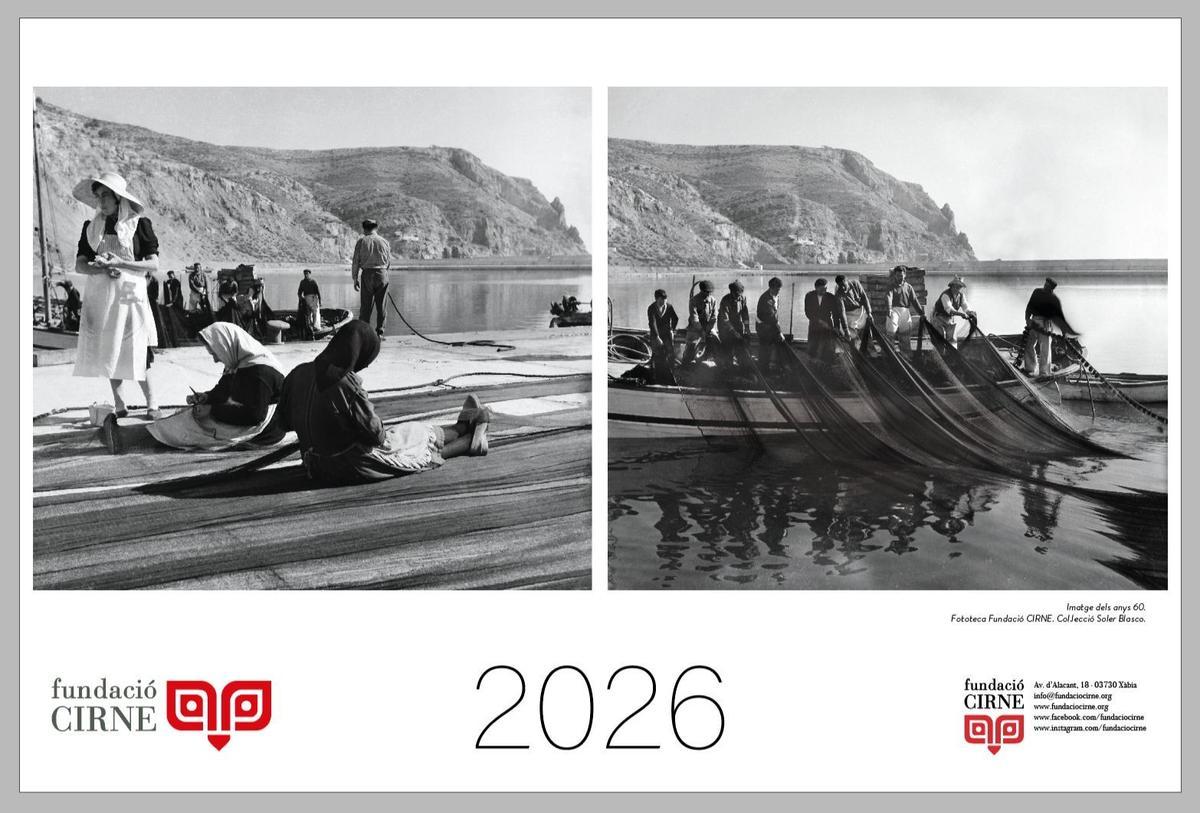 Las fotografías del calendario de la Fundació Cirne