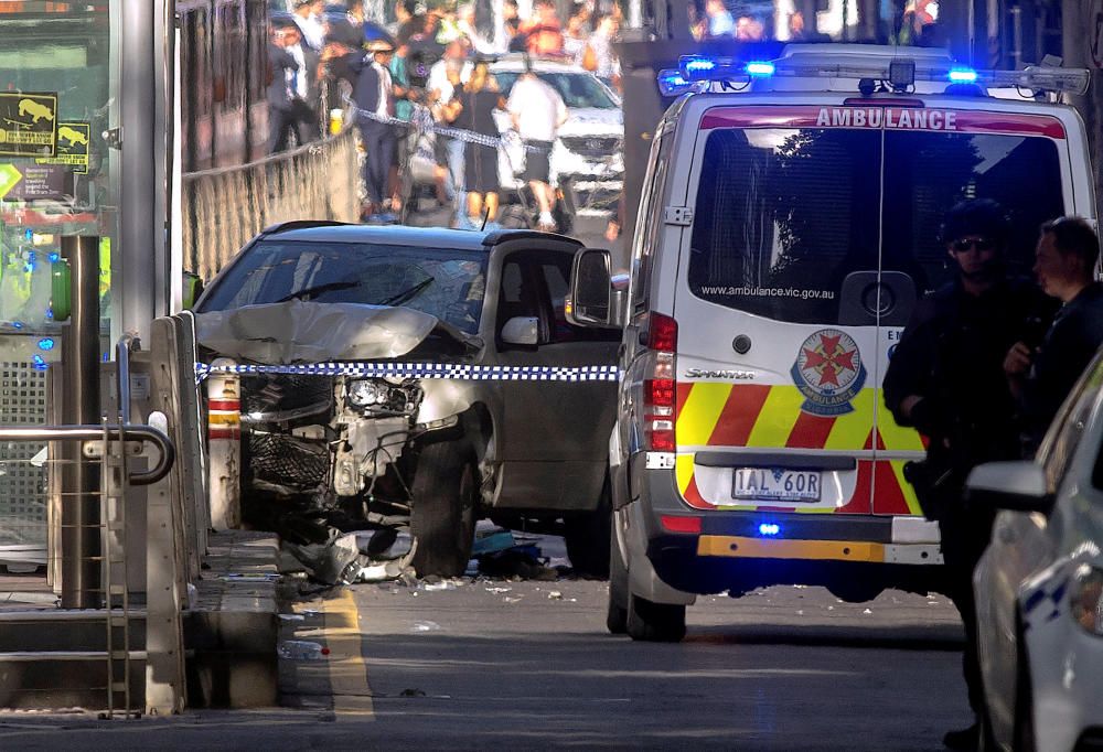 Atropello masivo en Melbourne