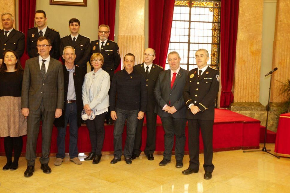 Acto de homenaje a los bomberos