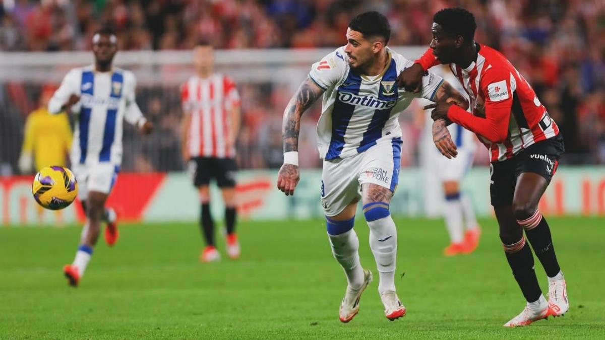 Miguel de la Fuente, delantero del Leganés