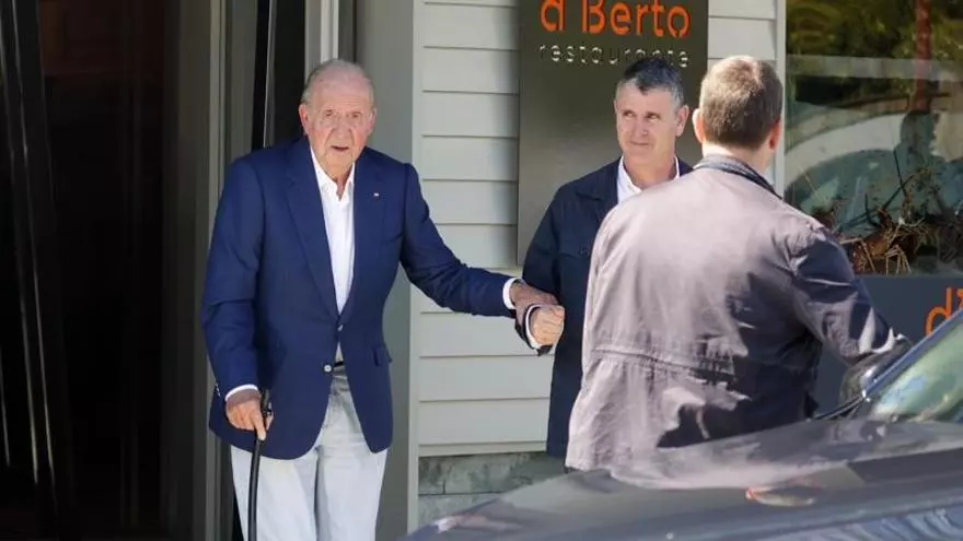 Juan Carlos I, antes de la conciliación con Revilla este viernes: "Hace mucho que no voy a Santander"