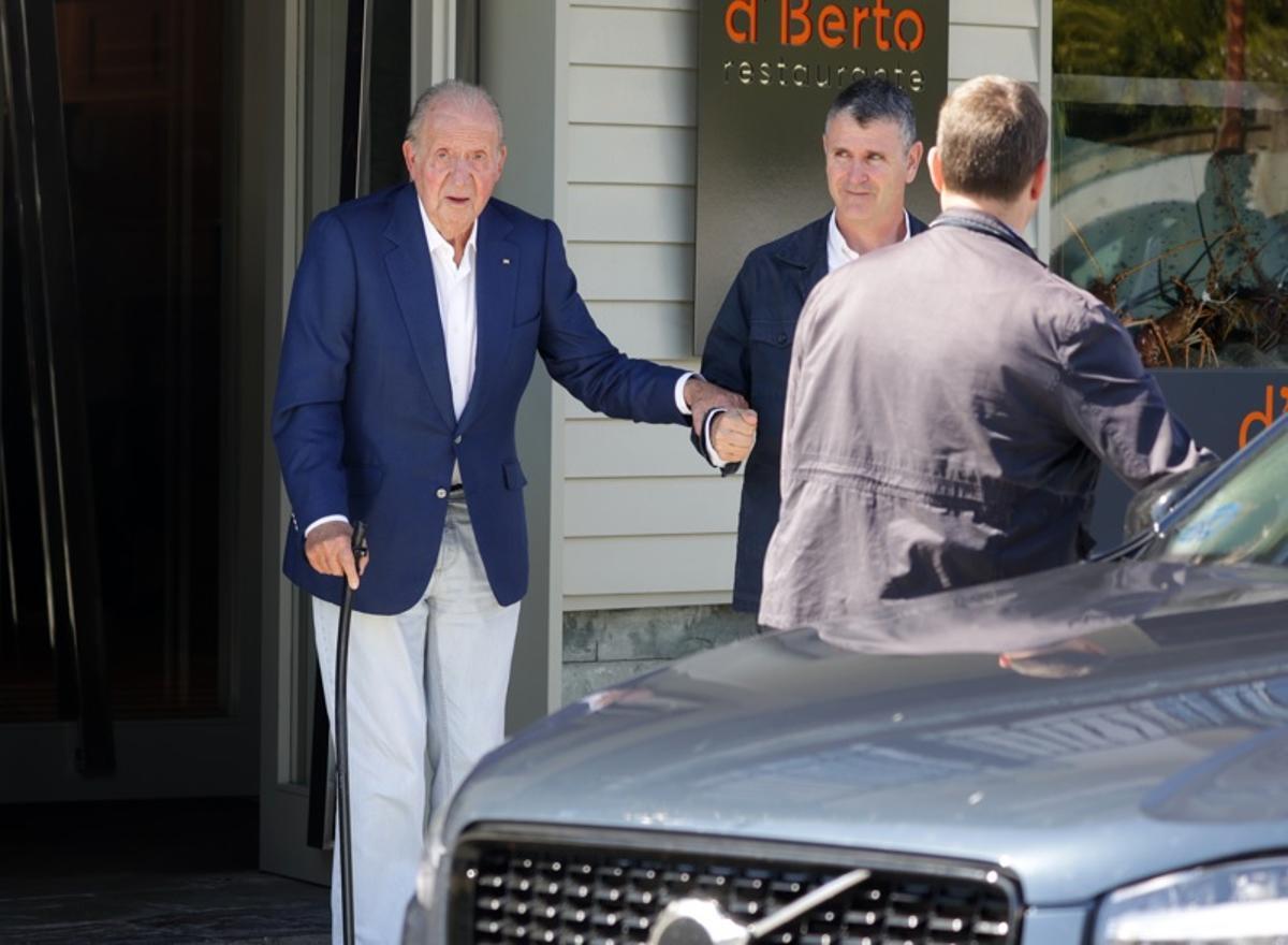 Juan Carlos I, trsa comer en O Grove el miércoles