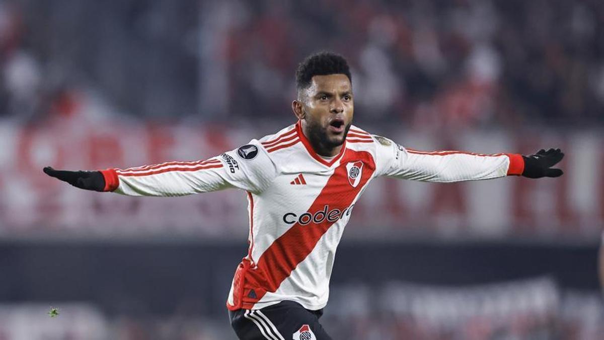 Borja, providencial para el River