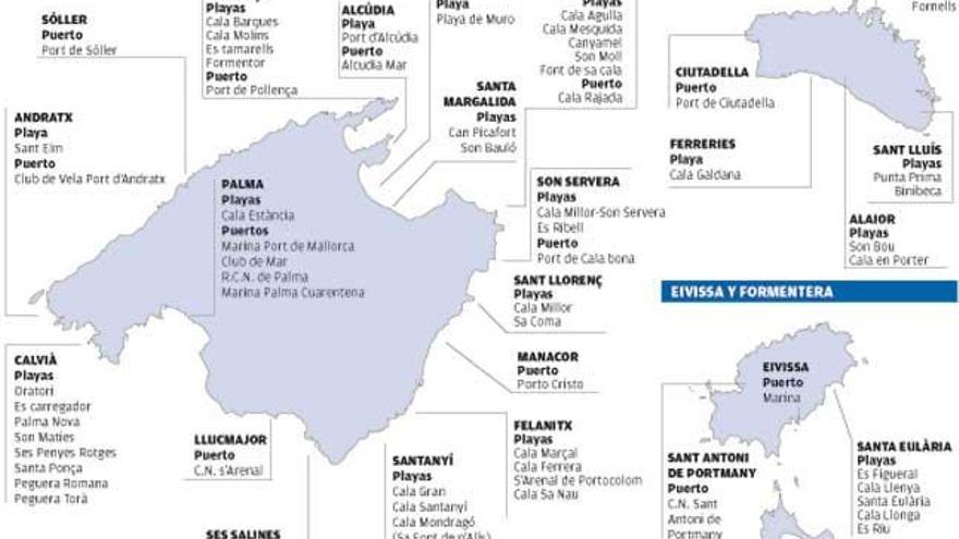 Balears pierde doce banderas azules y el Govern revela que la concesionaria exigió dinero