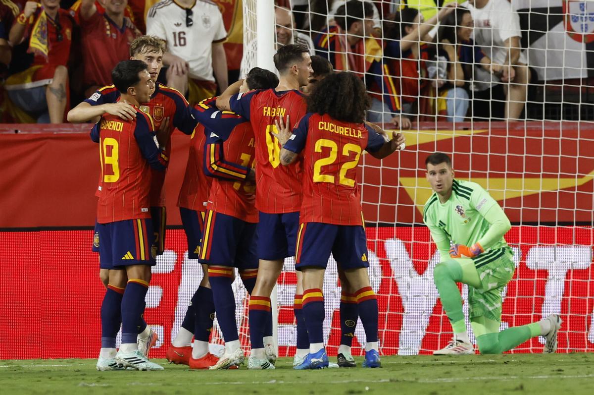 UEFA Nations League: España - Croacia, en imágenes. UEFA Nations League: España - Croacia, en imágenes.