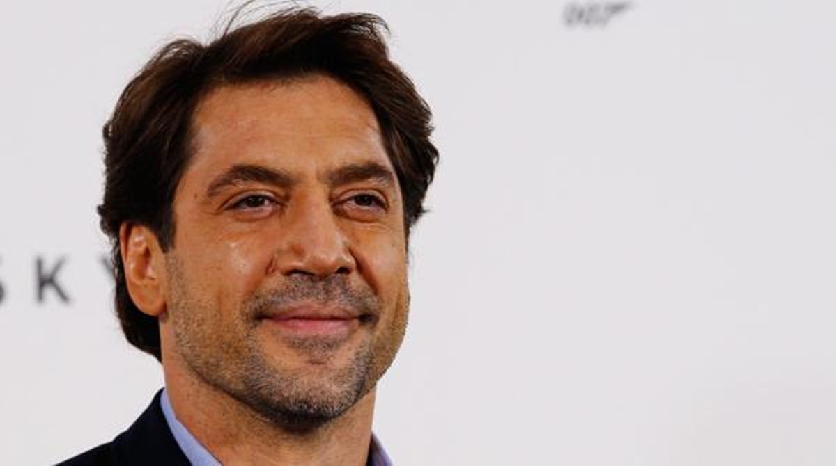 L’actor Javier Bardem durant l’anunci de la seva nova pel·lícula ’Skyfall’ a Londres.