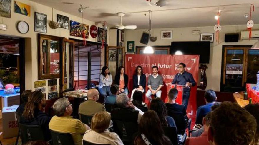 Acto del PSOE en Sant Ferran.