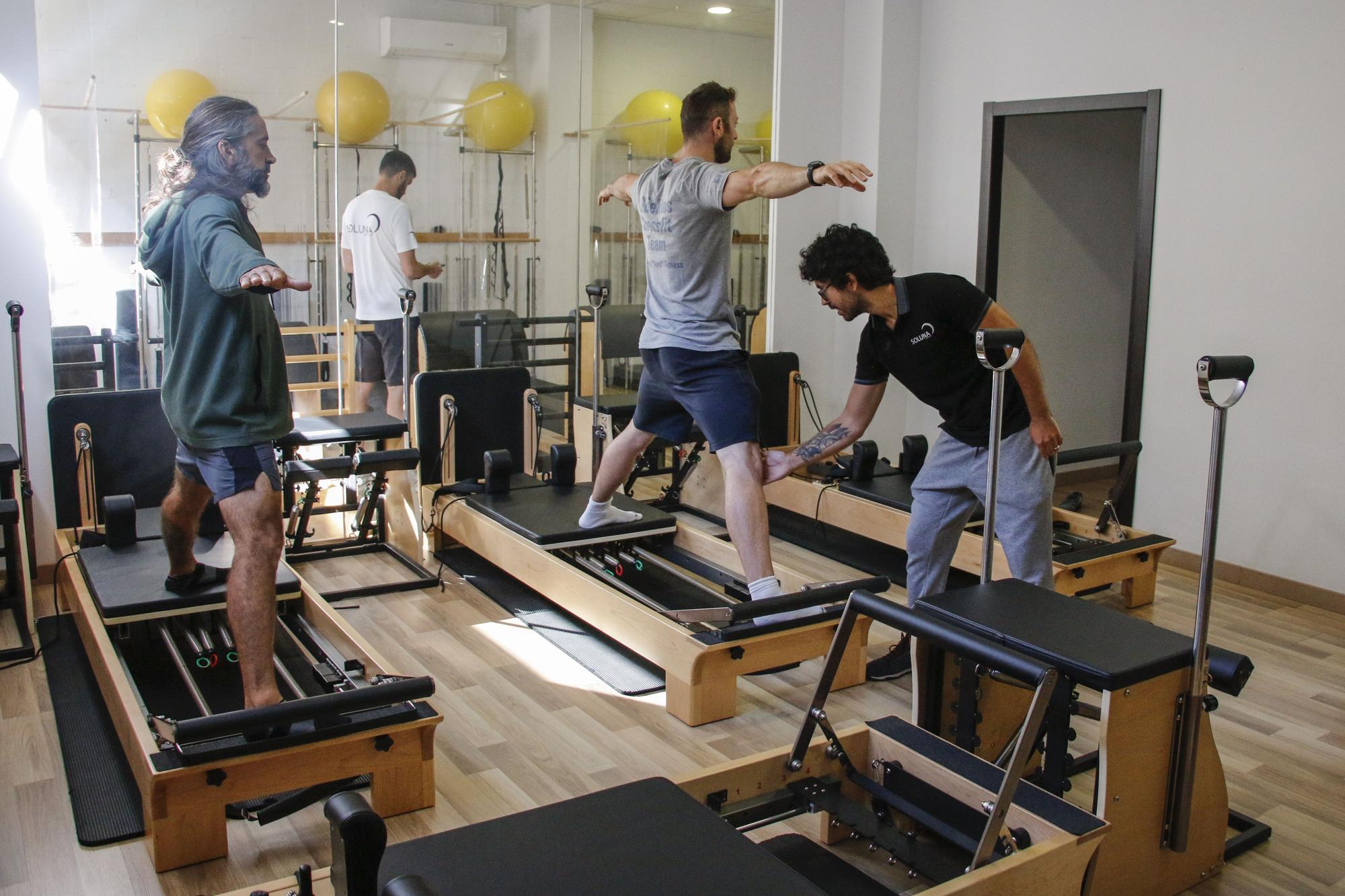 Usuarios en una sala de Pilates