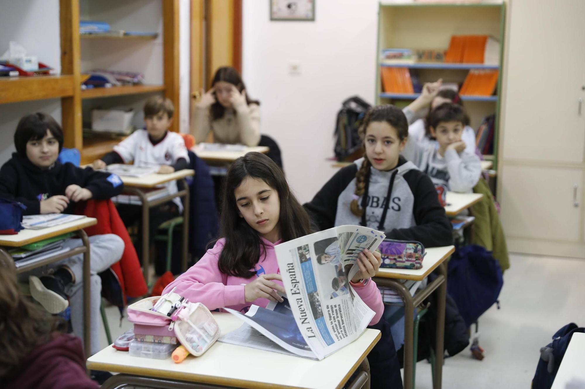 EN IMÁGENES: La serie "Los lunes al cole" visita el colegio de Villafría