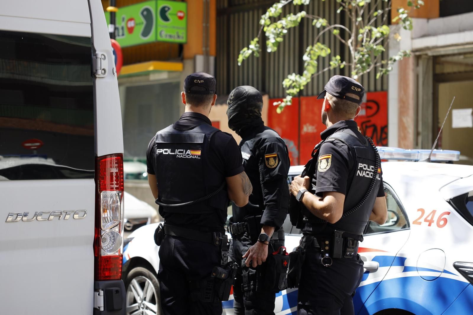 Tiroteo en el barrio de Torrero de Zaragoza, en imágenes