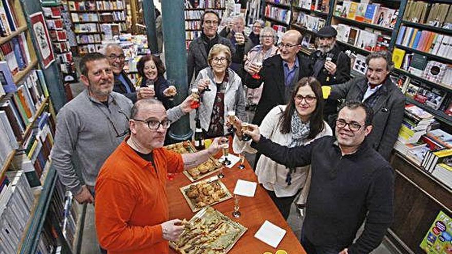 Brindis pels 140 anys de la llibreria Geli de Girona