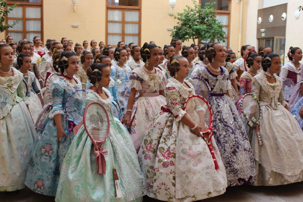 Las falleras de 2017, 2018 y 2019, en la Batalla de Flores