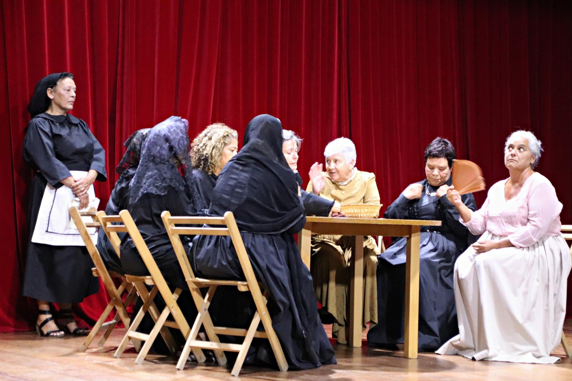 Los mayores de Yaiza representan la obra El choso de Bernarda Alba