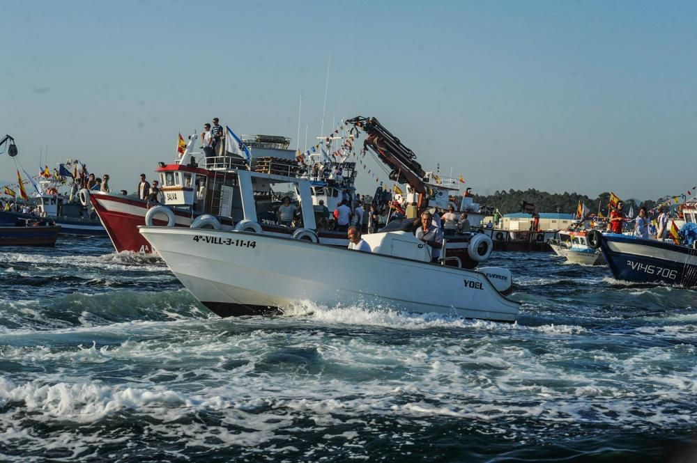 Procesión de la Virgen del Carmen 2017 en Arousa