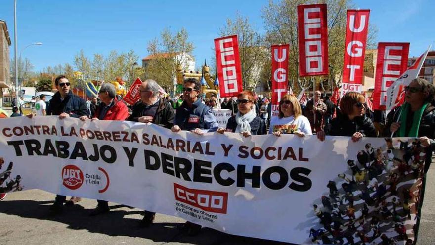 Marcha del Primero de Mayo de este año &quot;Contra la pobreza salarial y social&quot;.