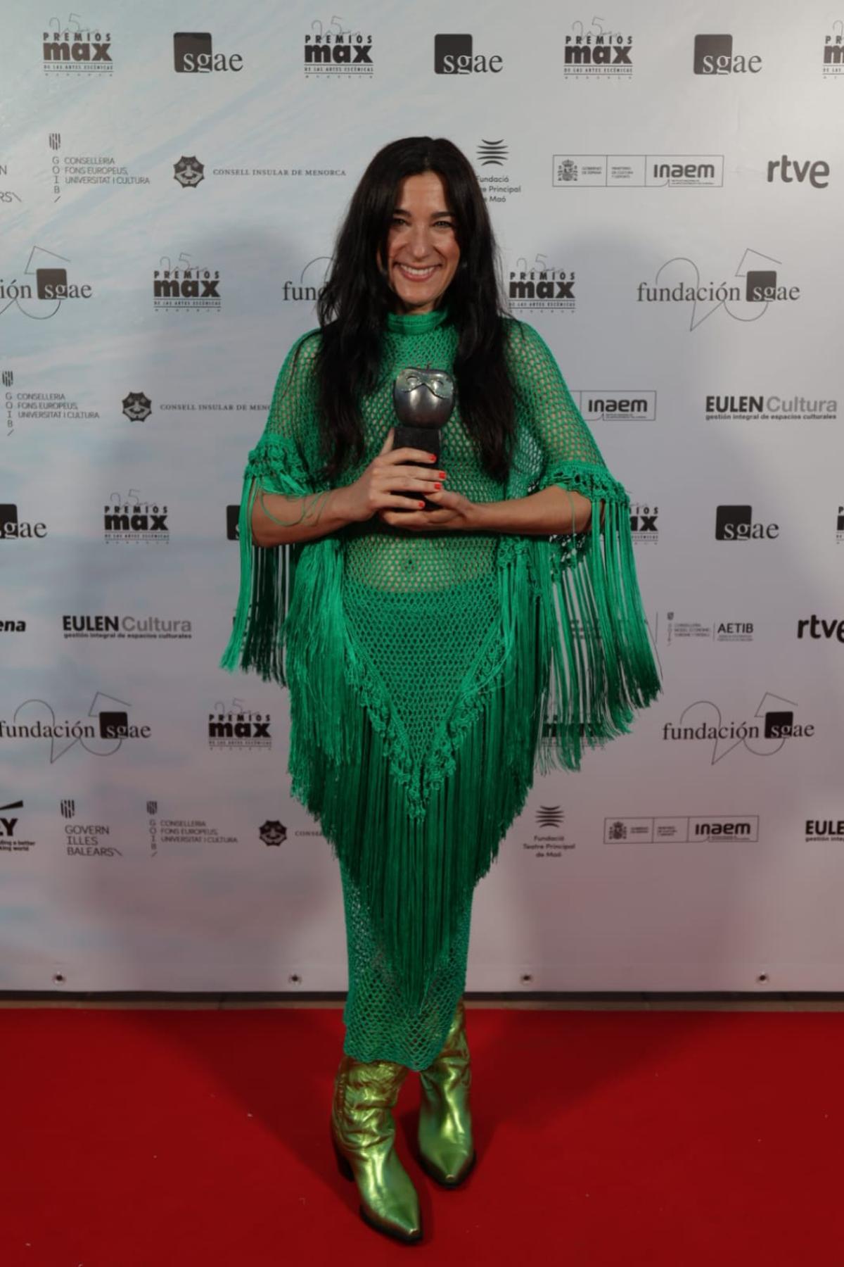 Alessandra García, con su Max al Mejor Espectáculo Revelación