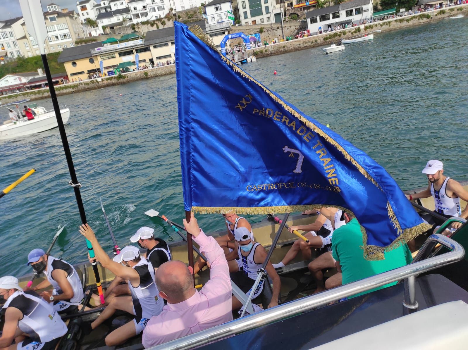 Castropol acoge la XXXIII Bandera Princesa de Asturias de Traineras