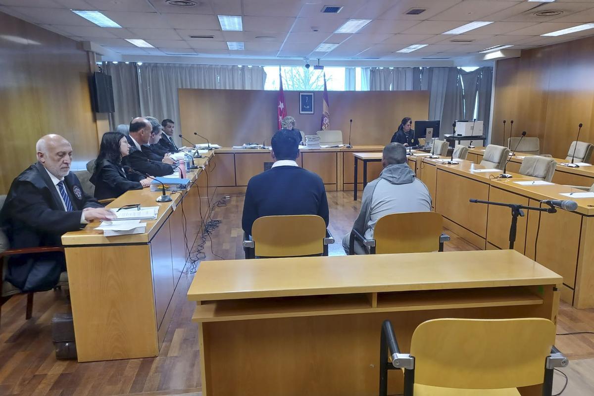 Los acusados en la Audiencia Provincial de Madrid.