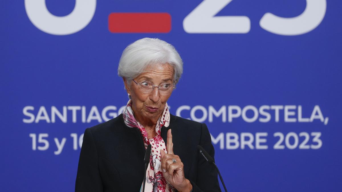 La presidenta del Banco Central Europeo (BCE), Christine Lagarde.