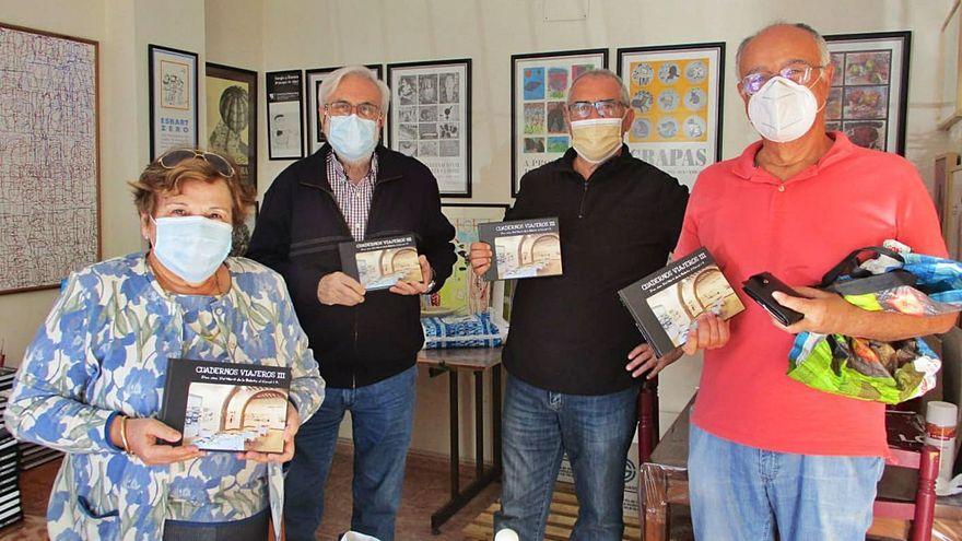 Compañeros de «Cuadernos Viajeros» durante la pandemia.