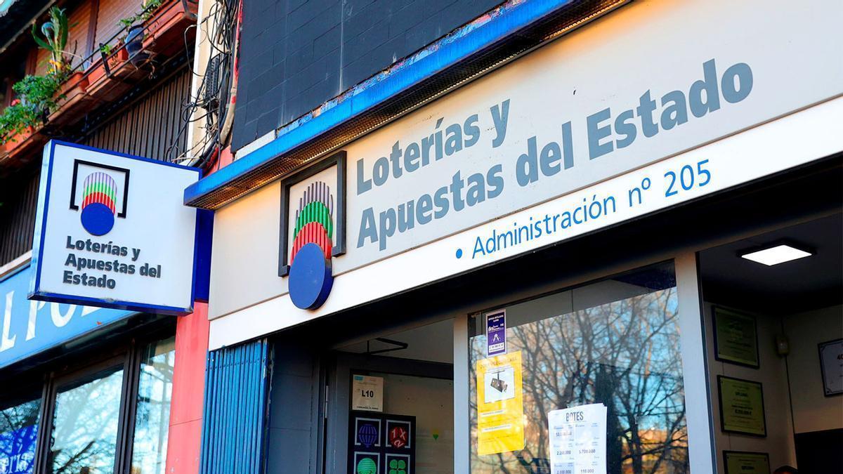 Una administración de Loterías y Apuestas del estado.