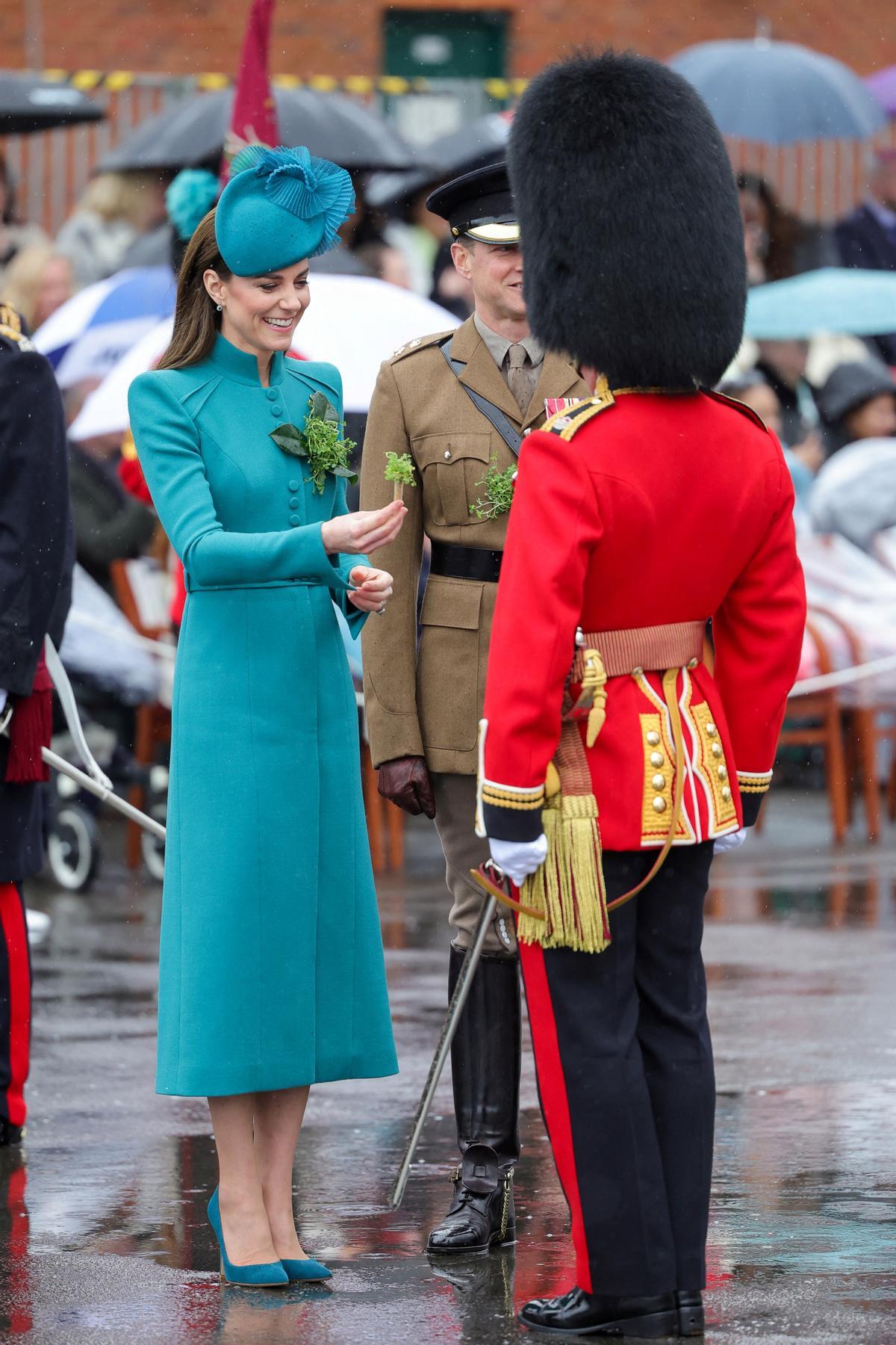 El Príncipe Guillermo y Catalina, Principes de Gales, asisten al Desfile del Día de San Patricio